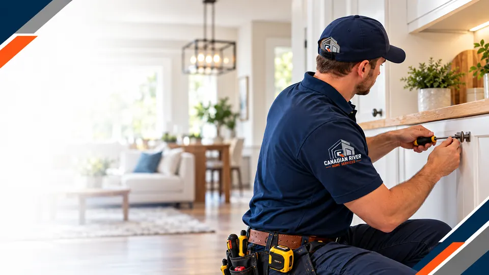 Canadian River technician providing handyman repairs